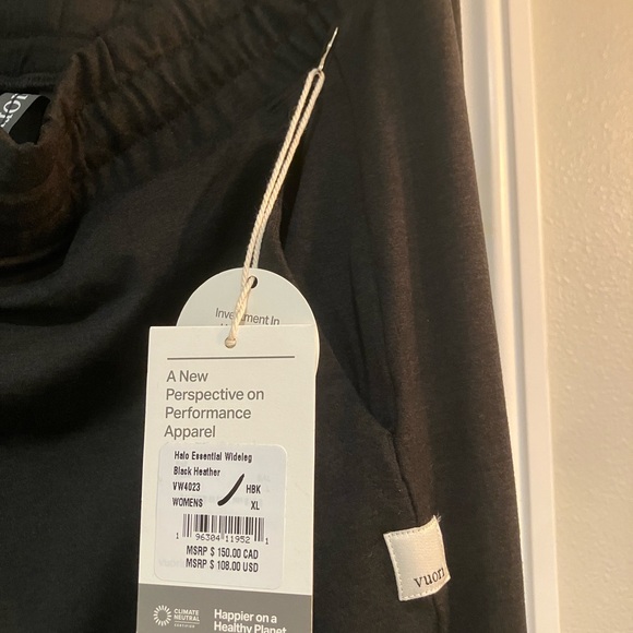 Vuori Essential Wideleg Pant, Size XL - Picture 4 of 5